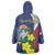 Personalized Sint Maarten Flag Day Wearable Blanket Hoodie 40th Anniversary Semper Progrediens