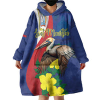 Personalized Sint Maarten Flag Day Wearable Blanket Hoodie 40th Anniversary Semper Progrediens