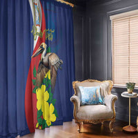 Personalized Sint Maarten Flag Day Window Curtain 40th Anniversary Semper Progrediens