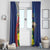 Personalized Sint Maarten Flag Day Window Curtain 40th Anniversary Semper Progrediens