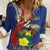 Personalized Sint Maarten Flag Day Women Casual Shirt 40th Anniversary Semper Progrediens