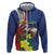 Personalized Sint Maarten Flag Day Zip Hoodie 40th Anniversary Semper Progrediens