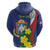 Personalized Sint Maarten Flag Day Zip Hoodie 40th Anniversary Semper Progrediens