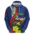 Personalized Sint Maarten Flag Day Zip Hoodie 40th Anniversary Semper Progrediens