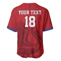 Custom Sint Maarten Football Red Version Baseball Jersey Go Champion
