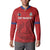 Custom Sint Maarten Football Red Version Button Sweatshirt Go Champion