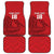 Custom Sint Maarten Football Red Version Car Mats Go Champion