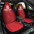 Custom Sint Maarten Football Red Version Car Seat Cover Go Champion