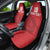 Custom Sint Maarten Football Red Version Car Seat Cover Go Champion