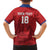 Custom Sint Maarten Football Red Version Family Matching Off Shoulder Short Dress and Hawaiian Shirt Go Champion