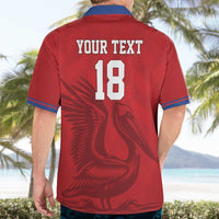 Custom Sint Maarten Football Red Version Hawaiian Shirt Go Champion