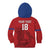 Custom Sint Maarten Football Red Version Kid Hoodie Go Champion