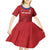 Custom Sint Maarten Football Red Version Kid Short Sleeve Dress Go Champion