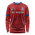 Custom Sint Maarten Football Red Version Long Sleeve Shirt Go Champion
