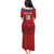 Custom Sint Maarten Football Red Version Puletasi Go Champion