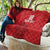 Custom Sint Maarten Football Red Version Quilt Go Champion