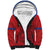 Custom Sint Maarten Football Red Version Sherpa Hoodie Go Champion