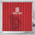Custom Sint Maarten Football Red Version Shower Curtain Go Champion