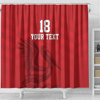 Custom Sint Maarten Football Red Version Shower Curtain Go Champion