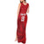 Custom Sint Maarten Football Red Version Tank Maxi Dress Go Champion
