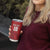 Custom Sint Maarten Football Red Version Tumbler Cup Go Champion