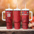 Custom Sint Maarten Football Red Version Tumbler With Handle Go Champion