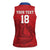 Custom Sint Maarten Football Red Version Women Sleeveless Polo Shirt Go Champion