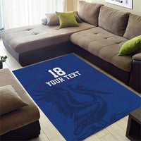 Custom Sint Maarten Football Blue Version Area Rug Go Champion