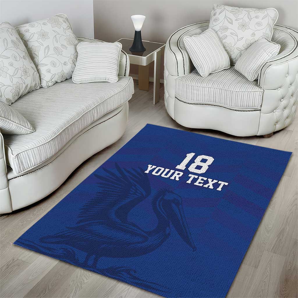 Custom Sint Maarten Football Blue Version Area Rug Go Champion