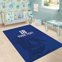 Custom Sint Maarten Football Blue Version Area Rug Go Champion