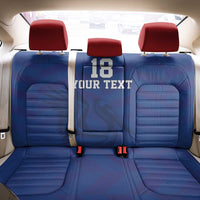Custom Sint Maarten Football Blue Version Back Car Seat Cover Go Champion
