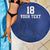 Custom Sint Maarten Football Blue Version Beach Blanket Go Champion