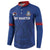 Custom Sint Maarten Football Blue Version Button Sweatshirt Go Champion