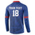 Custom Sint Maarten Football Blue Version Button Sweatshirt Go Champion