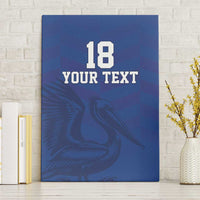 Custom Sint Maarten Football Blue Version Canvas Wall Art Go Champion