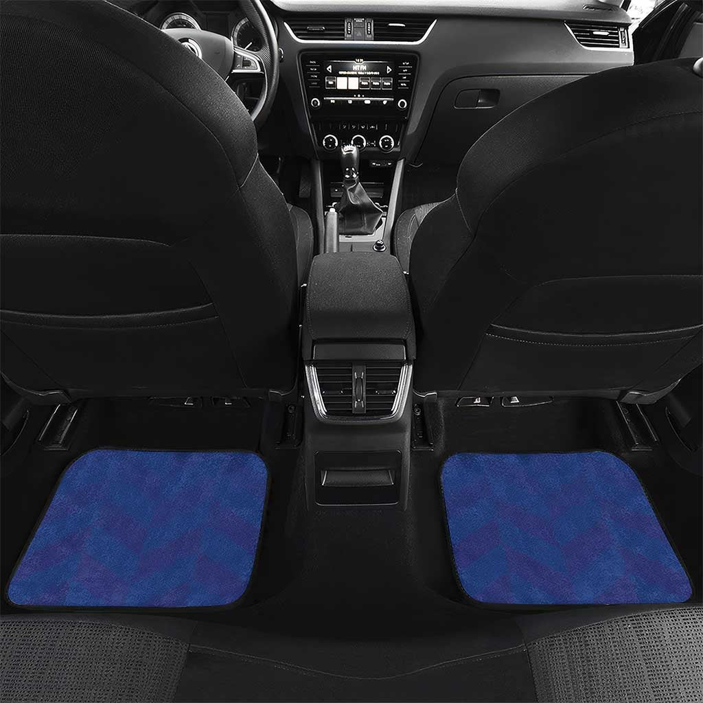 Custom Sint Maarten Football Blue Version Car Mats Go Champion