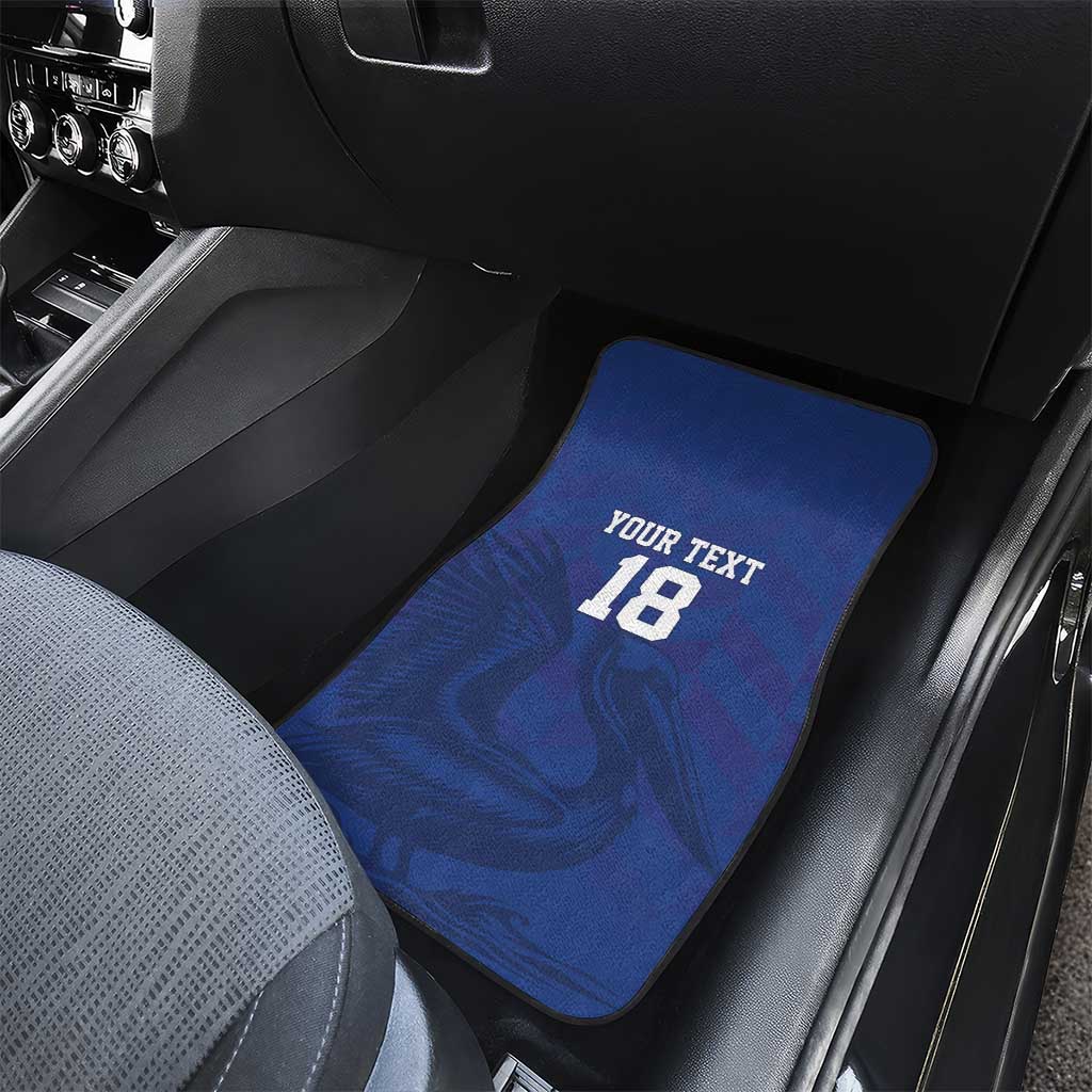 Custom Sint Maarten Football Blue Version Car Mats Go Champion