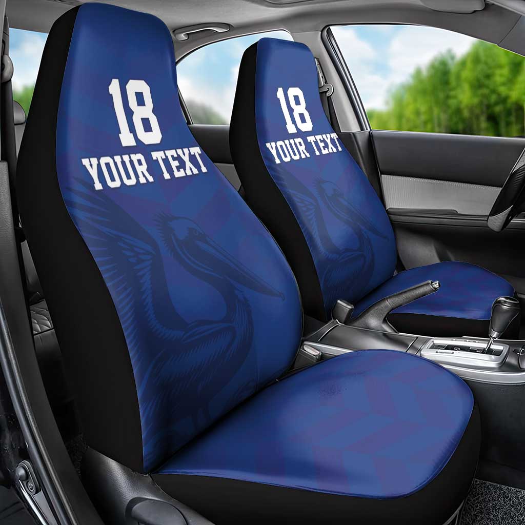 Custom Sint Maarten Football Blue Version Car Seat Cover Go Champion