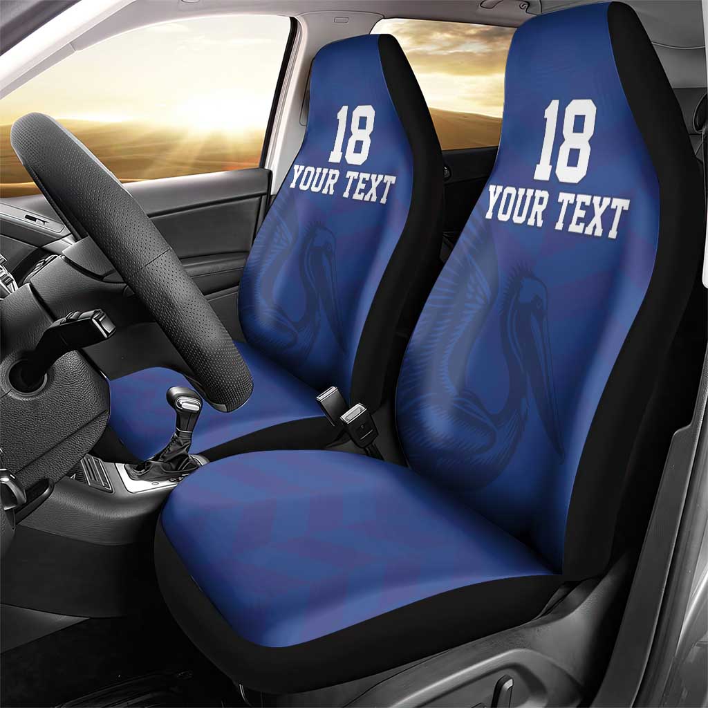 Custom Sint Maarten Football Blue Version Car Seat Cover Go Champion