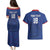 Custom Sint Maarten Football Blue Version Couples Matching Puletasi and Hawaiian Shirt Go Champion