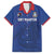 Custom Sint Maarten Football Blue Version Family Matching Long Sleeve Bodycon Dress and Hawaiian Shirt Go Champion