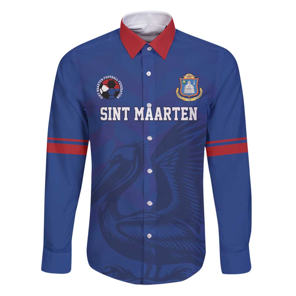 Custom Sint Maarten Football Blue Version Family Matching Puletasi and Hawaiian Shirt Go Champion