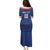 Custom Sint Maarten Football Blue Version Family Matching Puletasi and Hawaiian Shirt Go Champion