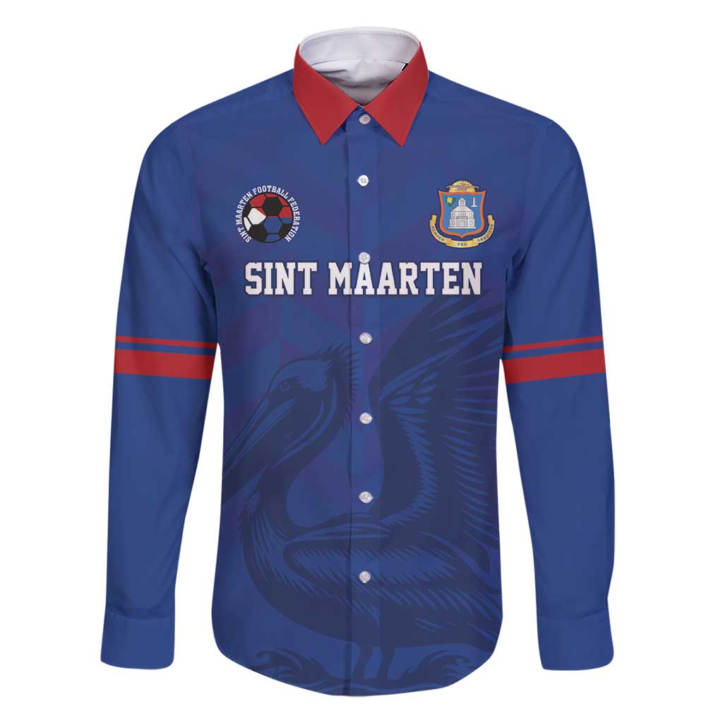 Custom Sint Maarten Football Blue Version Family Matching Summer Maxi Dress and Hawaiian Shirt Go Champion