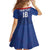 Custom Sint Maarten Football Blue Version Family Matching Tank Maxi Dress and Hawaiian Shirt Go Champion