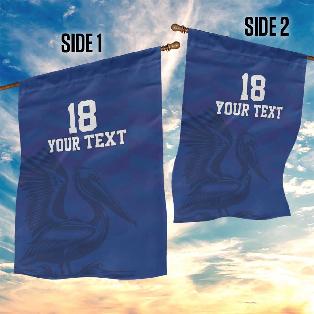Custom Sint Maarten Football Blue Version Garden Flag Go Champion