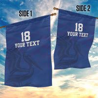 Custom Sint Maarten Football Blue Version Garden Flag Go Champion