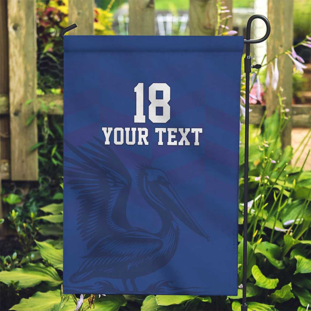 Custom Sint Maarten Football Blue Version Garden Flag Go Champion