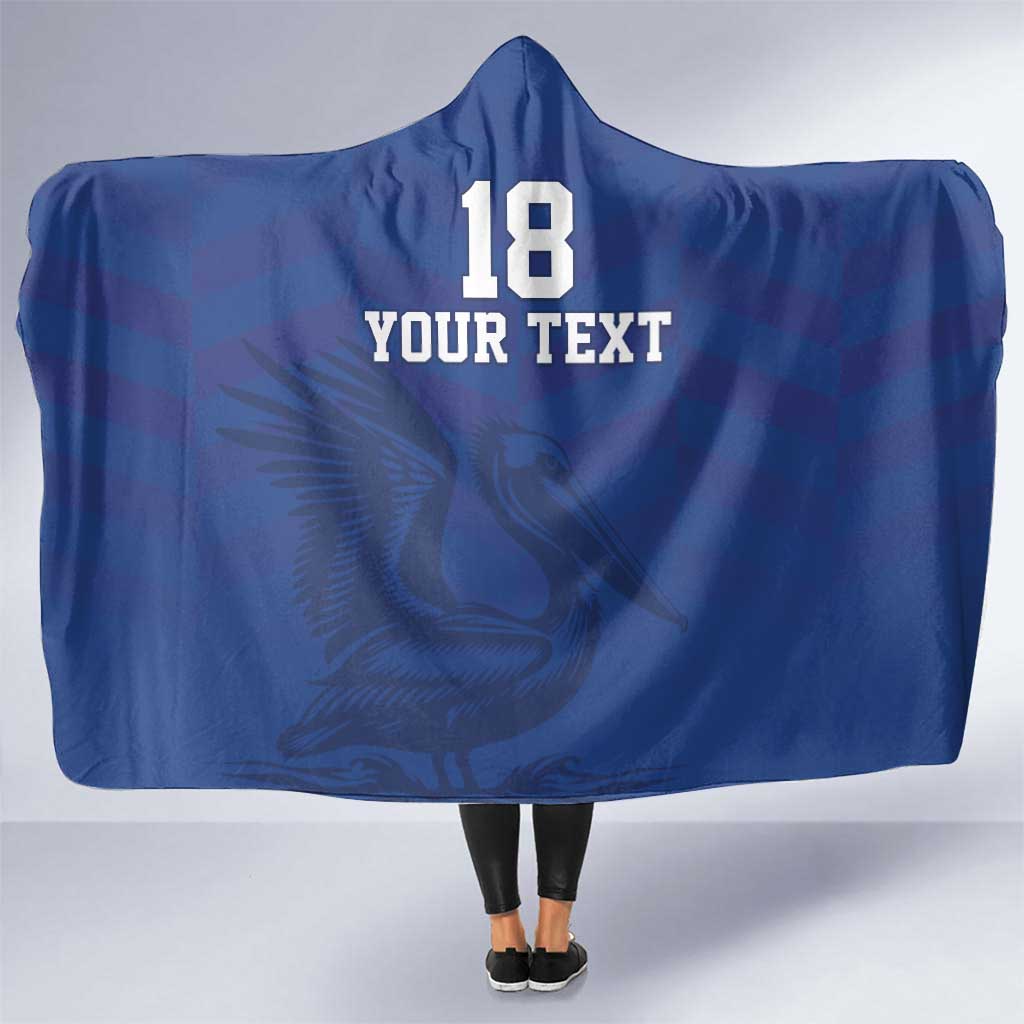 Custom Sint Maarten Football Blue Version Hooded Blanket Go Champion