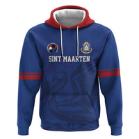 Custom Sint Maarten Football Blue Version Hoodie Go Champion